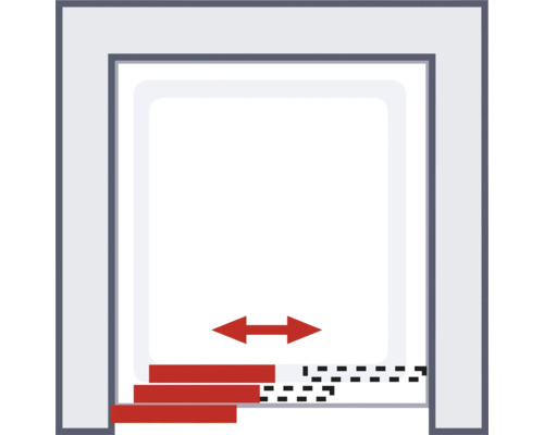 Darstellung von Schiebetritten