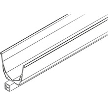 Dachrinne mit quadratischem Fallrohr