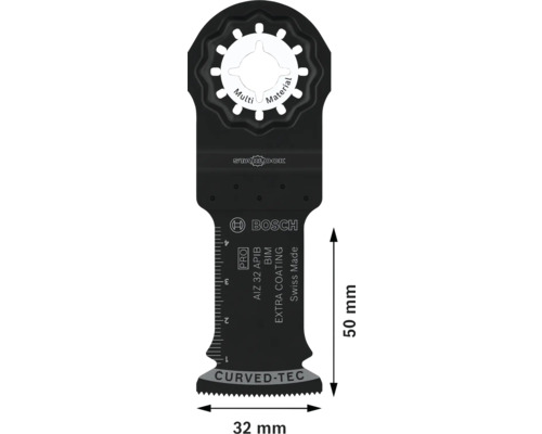 Bosch Tauchsägeblatt mit einer Breite von 32 Millimeter und einer Länge von 50 Millimeter