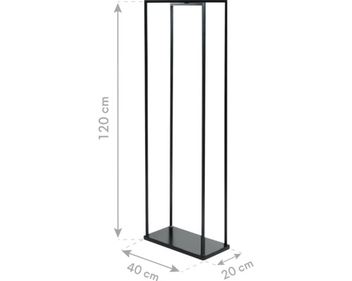 Dekosäule mit den Maßen 120 x 40 x 20 cm