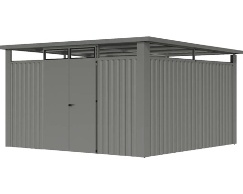 Metall Gartenhaus mit Doppeltür und Oberlicht