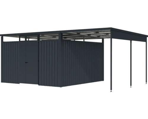 Geräteschuppen mit Anbau für den Garten