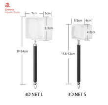 Zwei 3D-Netze in den Größen L und S mit Abmessungen