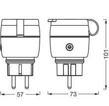 Ledvance SMART + WiFi Outdoor Zwischenstecker