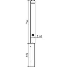 Aluminiumpoller Ø 100 mm