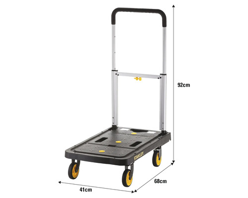 Stanley Transportwagen mit den Maßen 92 x 68 x 41 cm.