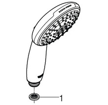 Handbrause mit Durchflussbegrenzer