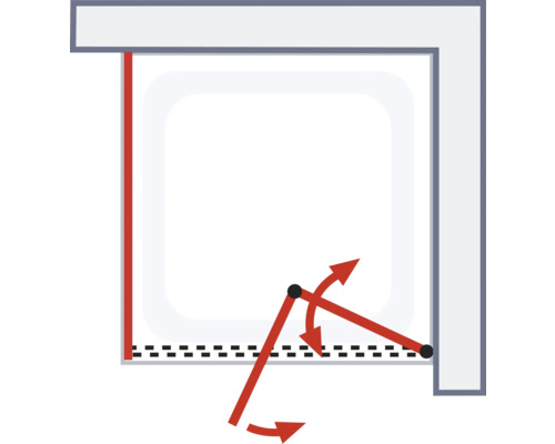 Darstellung der Funktionsweise eines Schwenkfensters