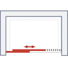 Illustration einer einstellbaren Fenstersicherung