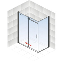 Eckdusche mit Glasschiebetür