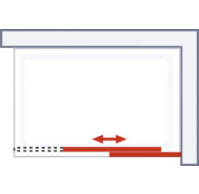Illustration eines ausziehbaren Elements