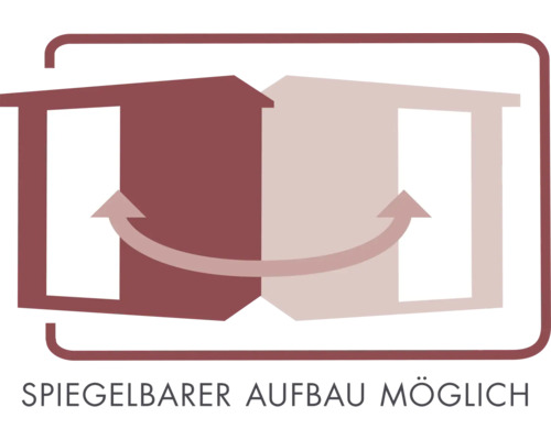 Symbol: Spiegelbarer Aufbau möglich