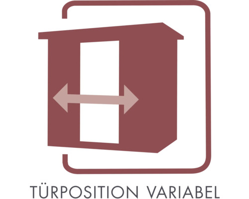 Variable Türposition