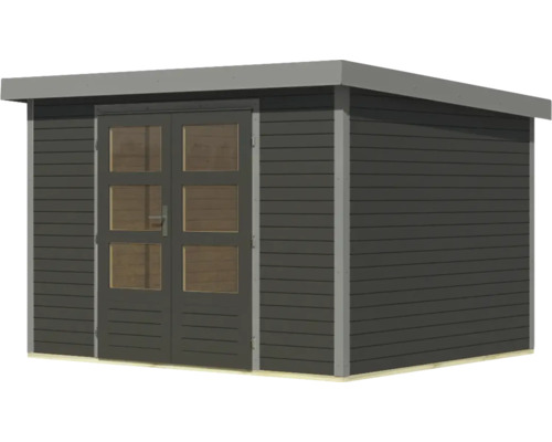 Gartenhaus mit Doppeltür und Fenstern