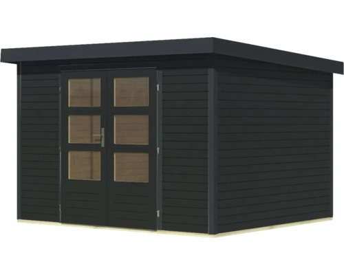 Gartenhaus mit Doppeltür und Fenstern