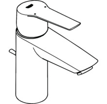 Zeichnung einer Armatur für ein Waschbecken