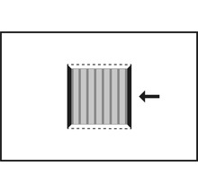 Montagehinweis für Jalousie