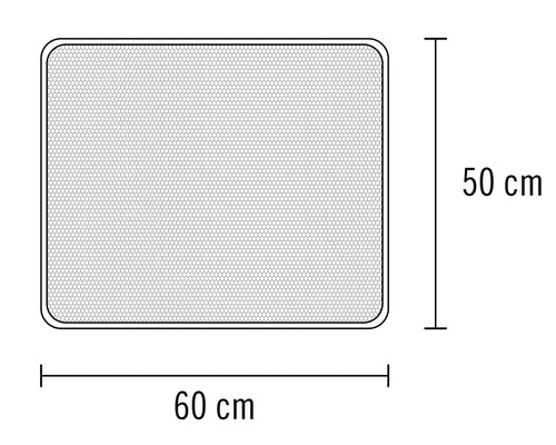 Insektenschutzgitter mit den Maßen 60 mal 50 Zentimeter
