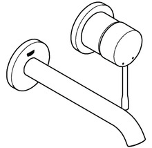 Wandarmatur für das Badezimmer