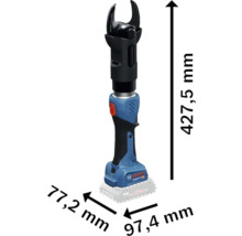 Bosch Akku-Kabelschneider mit Abmessungen