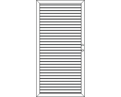 Fenster mit Lamellen für Lichtdurchlass und Belüftung