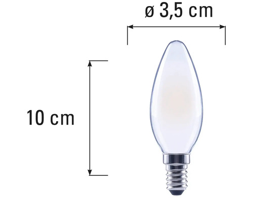 Kerzenlampe mit den Maßen 10 x 3,5 cm