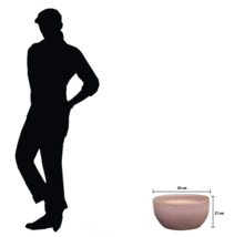 Pflanzschale mit den Maßen 34 cm mal 17 cm