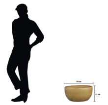 Schale mit den Maßen 44 cm mal 21 cm