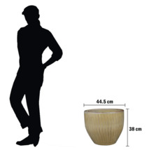 Pflanzgefäß mit den Maßen 44,5 cm x 38 cm