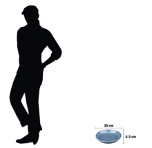 Servierteller mit 30 cm Durchmesser und 4,5 cm Höhe