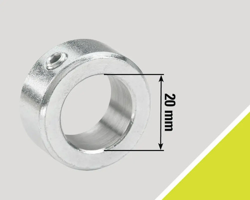 Metallischer Wellenring mit einer Größe von 20 Millimetern