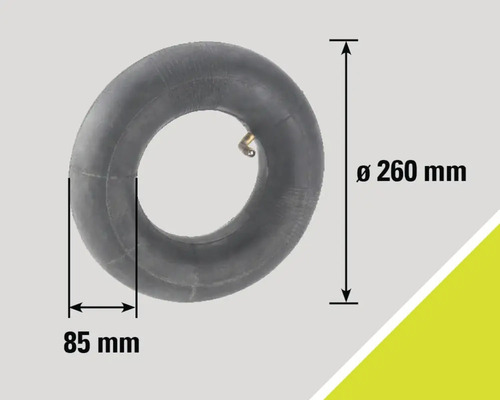 Schlauch mit einem Durchmesser von 260 mm und einer Breite von 85 mm