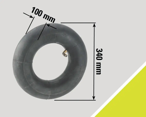 Schlauch mit den Maßen 340 mm mal 100 mm