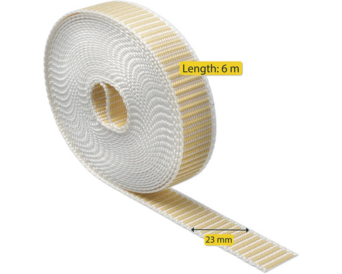Rolloband, 6 Meter lang und 23 Millimeter breit