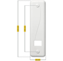 Abbildung eines Gehäuses mit den Maßen 234 mm Höhe und 64 mm Breite