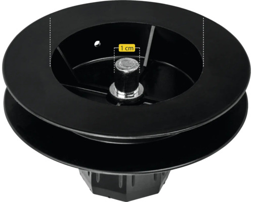 Schmutzfänger aus Kunststoff mit einem Zentimeter Abmessung