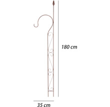 Pflanzenhänger mit den Maßen 180 cm Höhe und 35 cm Breite
