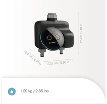 Gardena Smart Water Control Bewässerungssteuerung mit Maßangaben