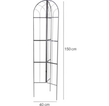 Pflanzenstütze aus Metall, 150 x 40 cm
