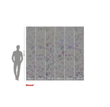 Komar Fototapete mit Blumenmuster, 280 cm Höhe und Breiten von 50 cm bis 300 cm