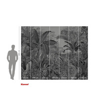 Fototapete mit Dschungelmotiv und Größenangaben