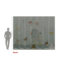 Fototapete mit Meerjungfrauen und Unterwassermotiven, Größenangaben inklusive