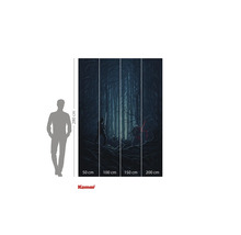 Fototapete mit Star Wars Motiv, Szene im Wald, 280 cm hoch