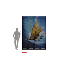 Fototapete mit dem Motiv aus dem Film Vaiana, bestehend aus vier Teilen