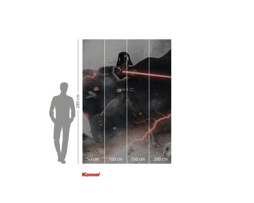 Komar Star Wars Fototapete Darth Vader, 280 mal 200 cm