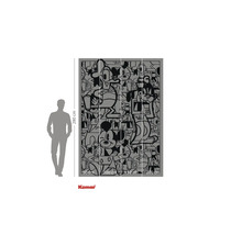 Fototapete mit Comicmotiven von Mickey Mouse, Donald Duck und Goofy