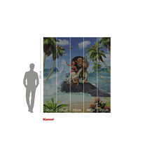 Komar Fototapete mit Moana und Maui auf einer tropischen Insel