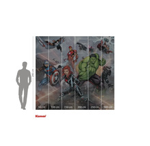 Komar Marvel Avengers Fototapete, 300 mal 280 Zentimeter