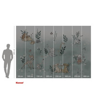 Komar Fototapete mit Disney-Motiven und Größenangaben.