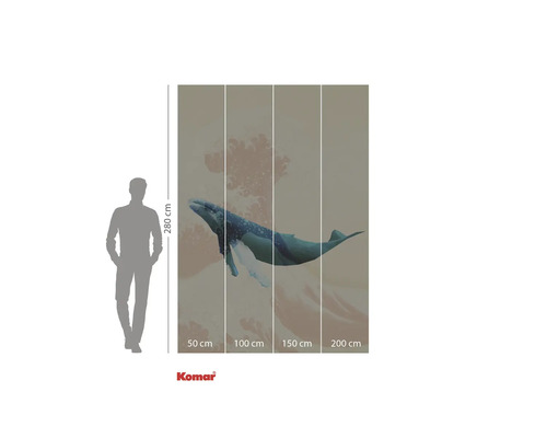 Komar Fototapete mit Walmotiv, 280 x 200 cm